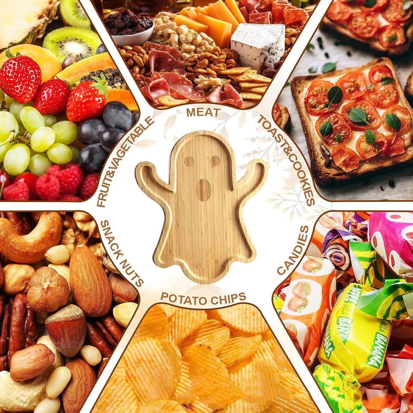 Halloween Bamboo Serving Board