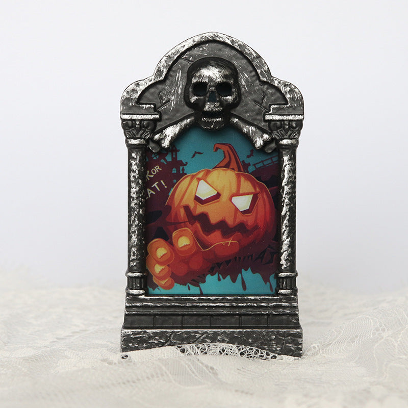 LED Halloween Skull Lamp