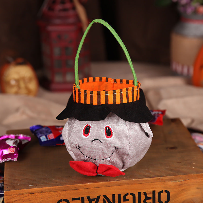 Pumpkin & Witch Trick-or-Treat Tote