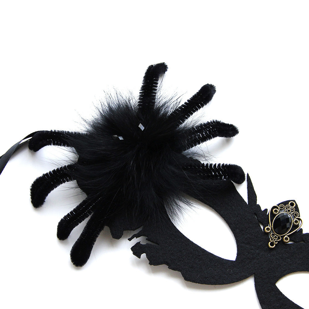 Black Spider Death Dance Mask