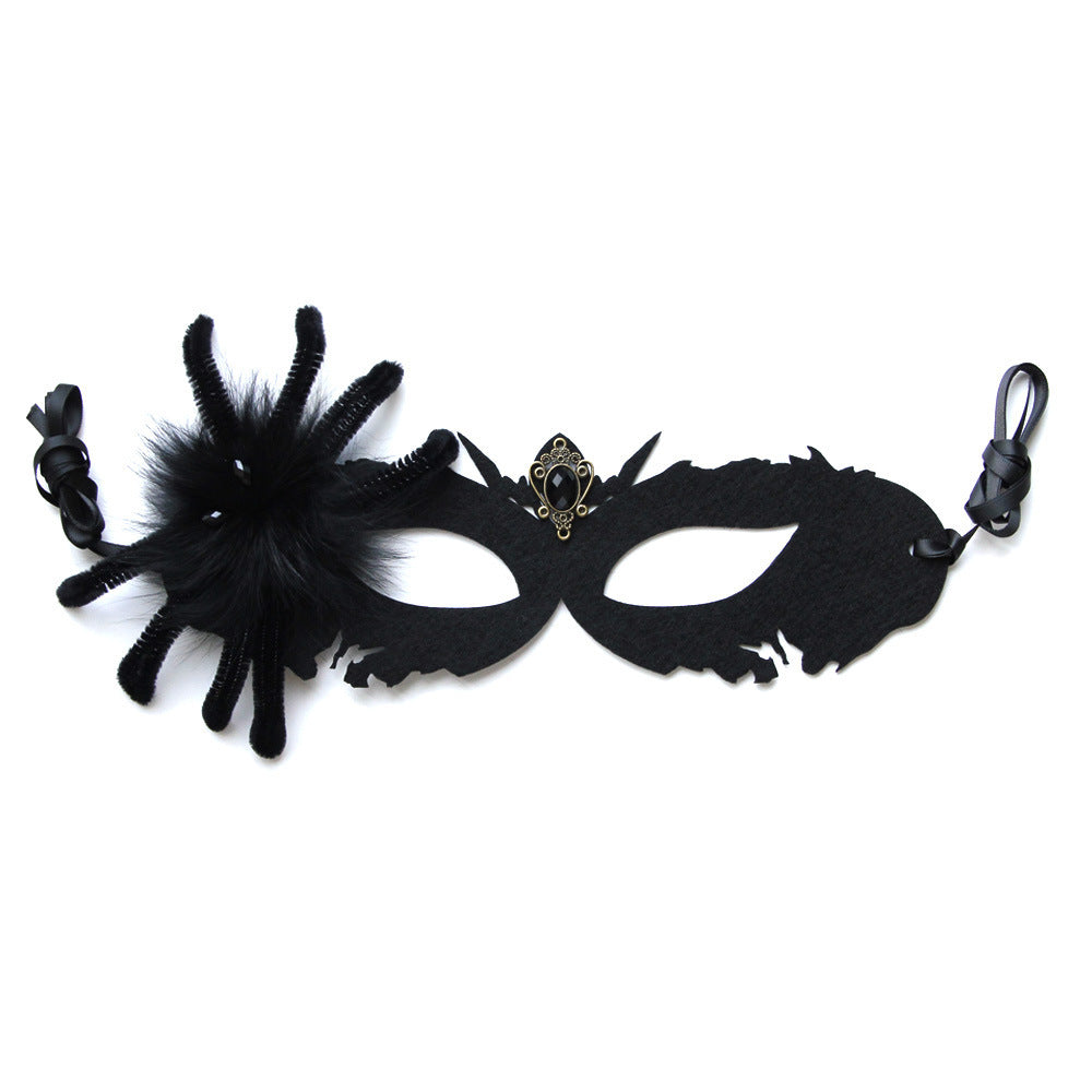 Black Spider Death Dance Mask