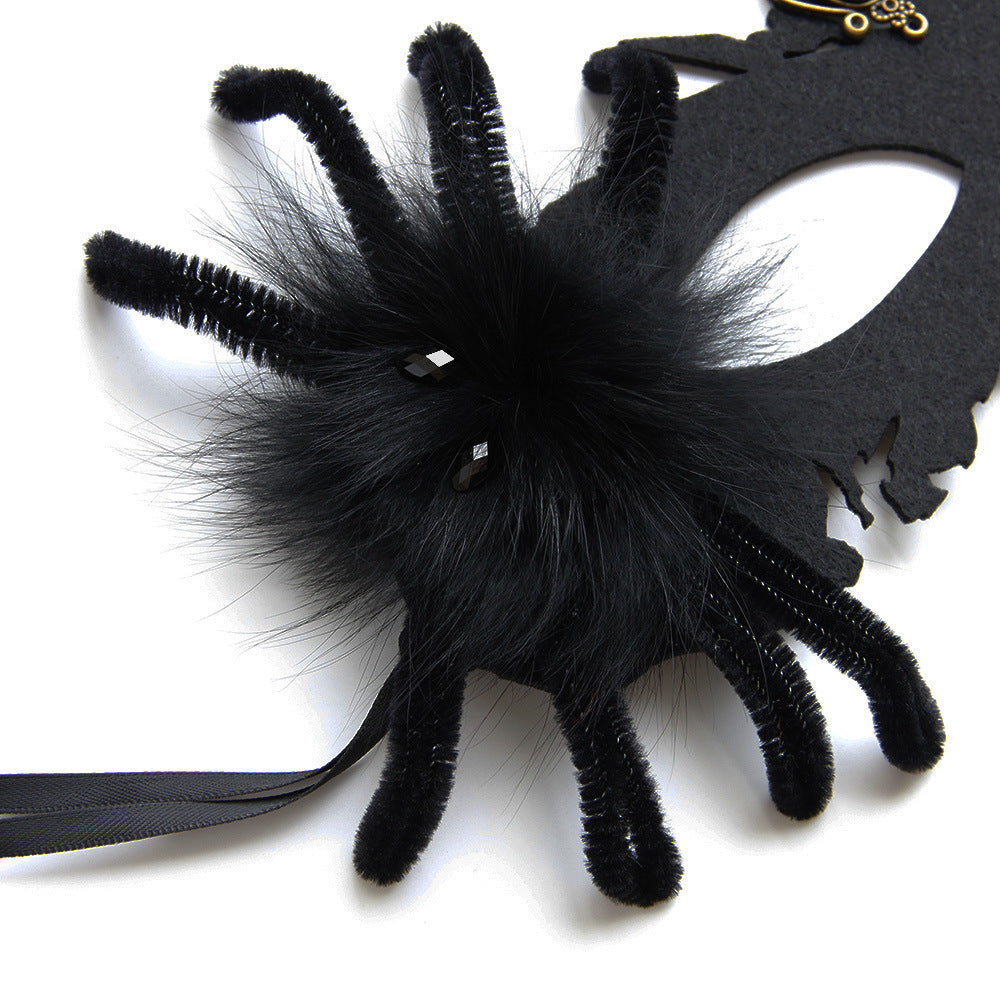 Black Spider Death Dance Mask