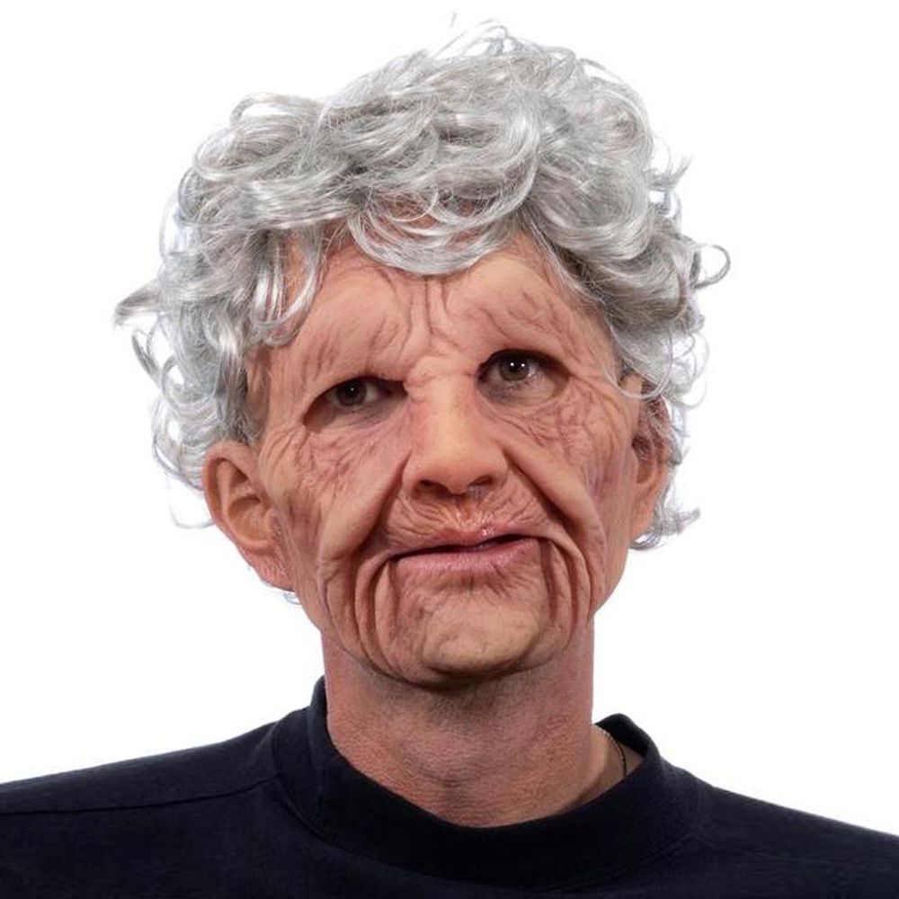 Spooky Granny Latex Mask