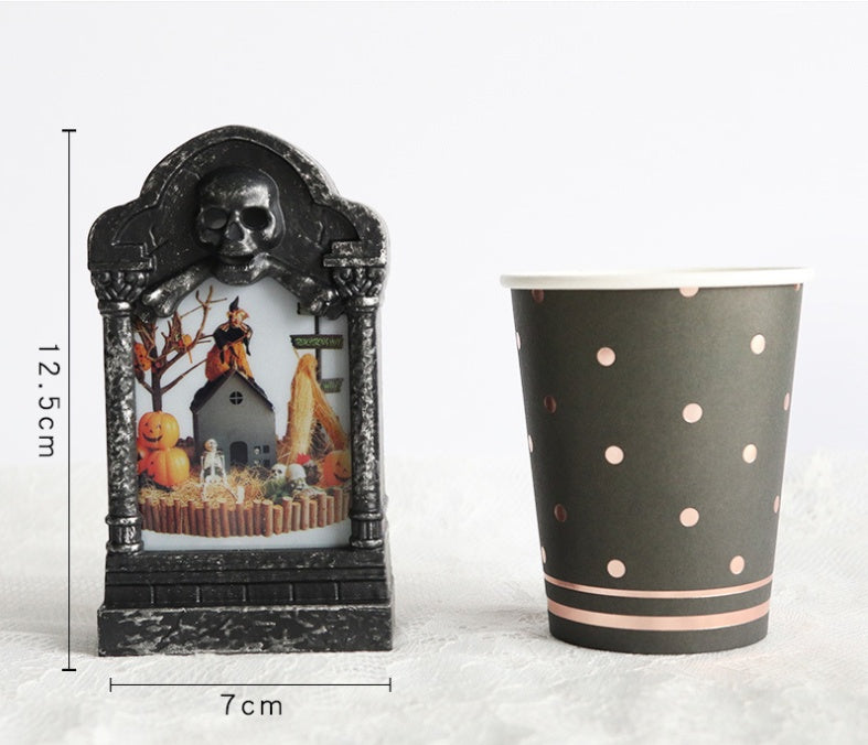 LED Halloween Skull Lamp