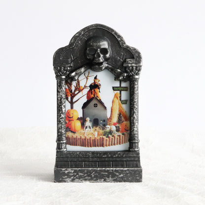 LED Halloween Skull Lamp