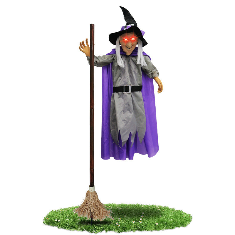 Outdoor Halloween Witch Prop
