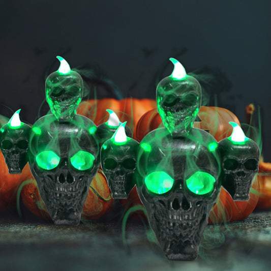 Skull LED Candle Ornament