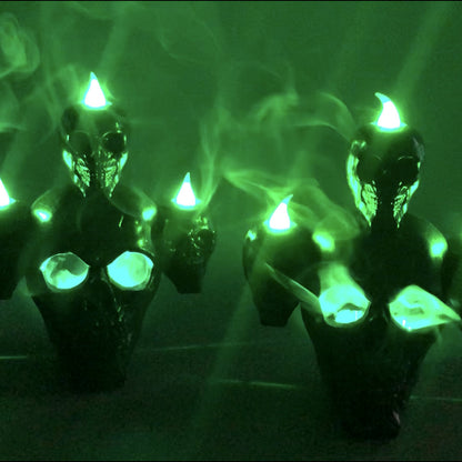 Skull LED Candle Ornament