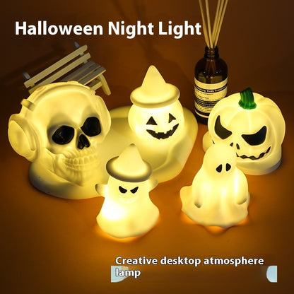 Pumpkin, Ghost & Skull Table Light