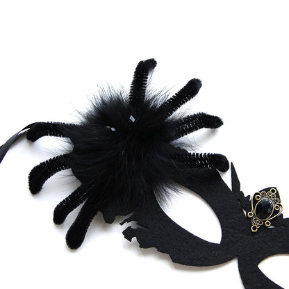 Black Spider Death Dance Mask