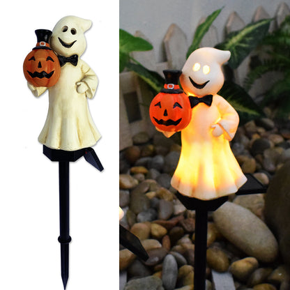 Solar Halloween Pumpkin Light