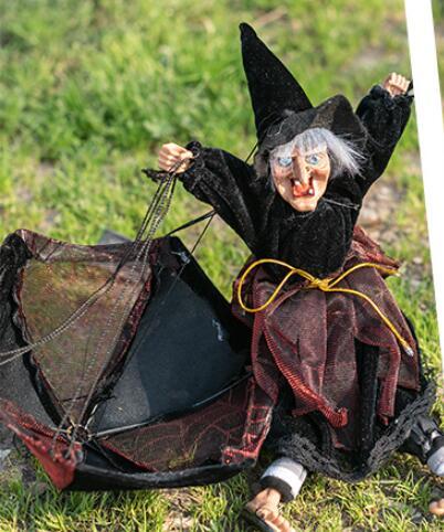 Glowing Flying Witch