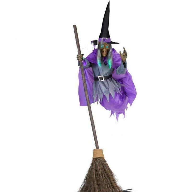 Outdoor Halloween Witch Prop