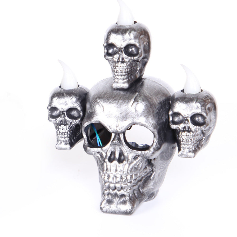 Skull LED Candle Ornament