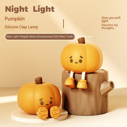 Adorable Pumpkin Bedroom Lamp