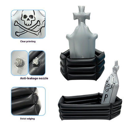 Skull Tombstone Ice Bar
