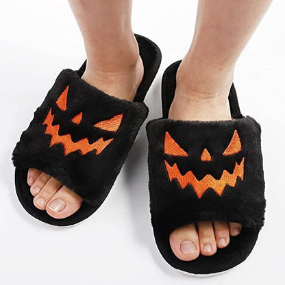 Cozy Pumpkin Slippers