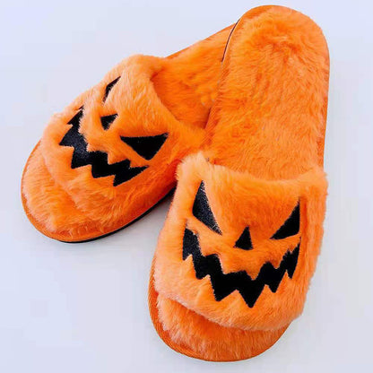 Cozy Pumpkin Slippers