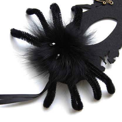 Black Spider Death Dance Mask
