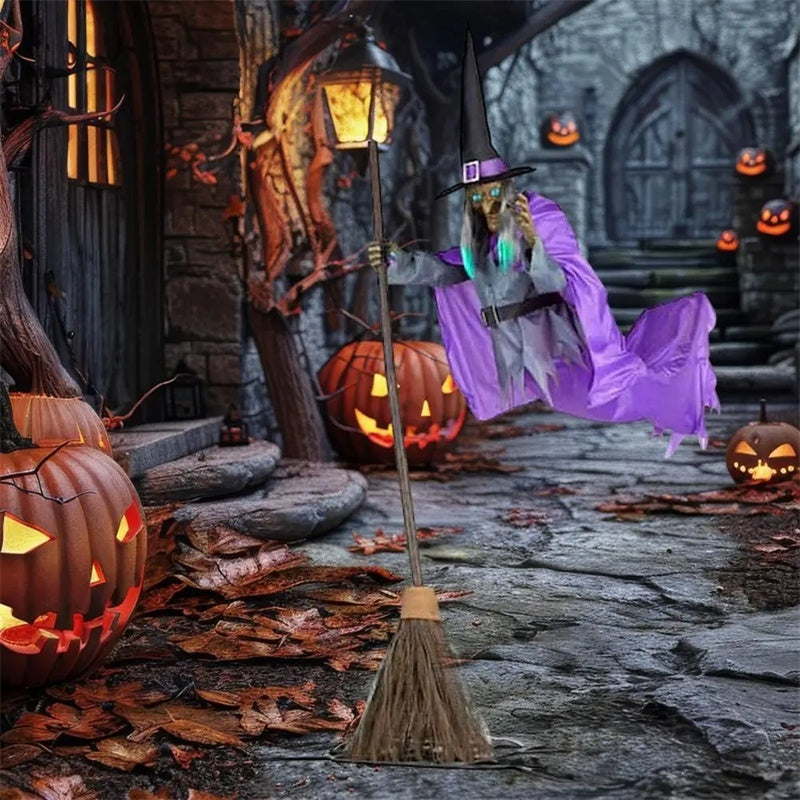 Outdoor Halloween Witch Prop