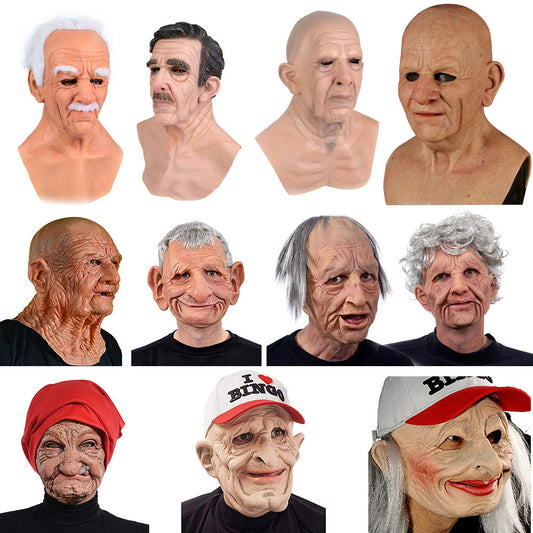 Spooky Granny Latex Mask