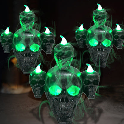 Skull LED Candle Ornament