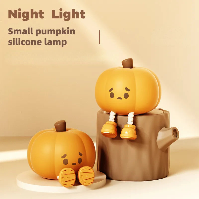 Adorable Pumpkin Bedroom Lamp