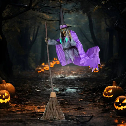Outdoor Halloween Witch Prop