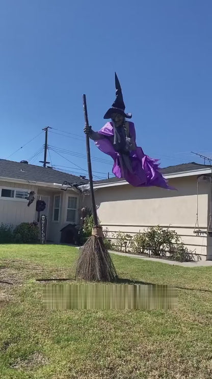 Outdoor Halloween Witch Prop