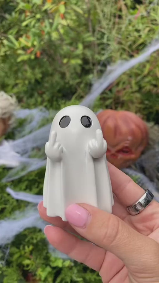 Spooky Ghost with Attitude 👻🖕
