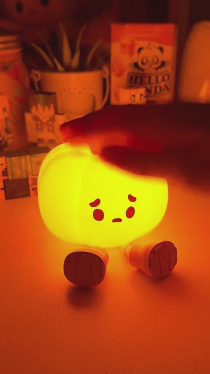 Adorable Pumpkin Bedroom Lamp